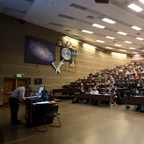 Students in a lecture hall